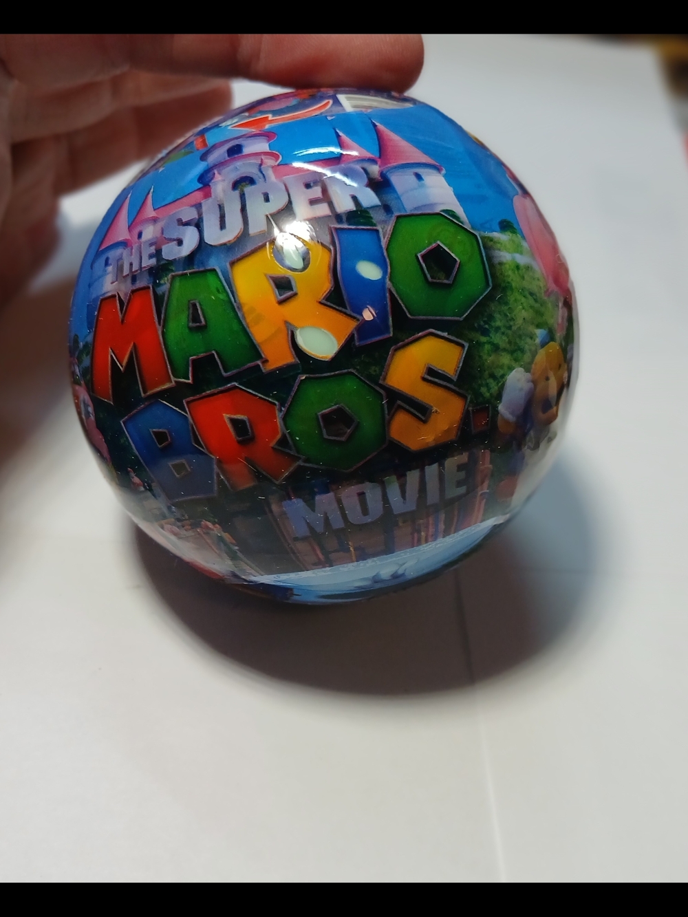 Nintendo Super Mario Bros Movie Blue Multicolor Ball
